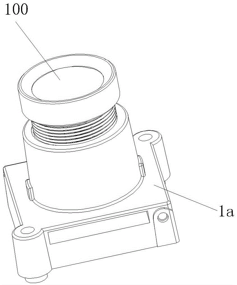 Focusing mechanism of a monitoring lens