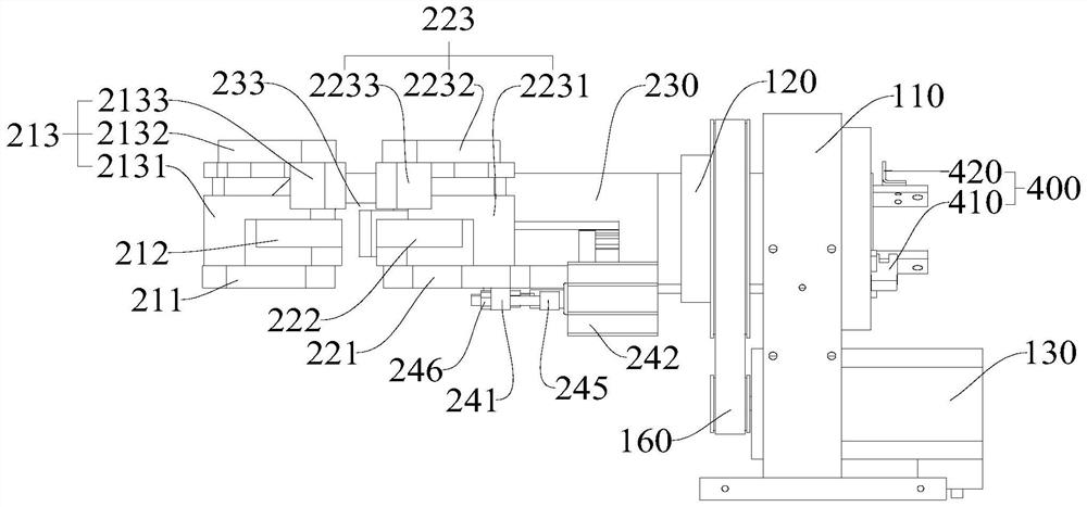 Welding fixture for profiles, and welding equipment