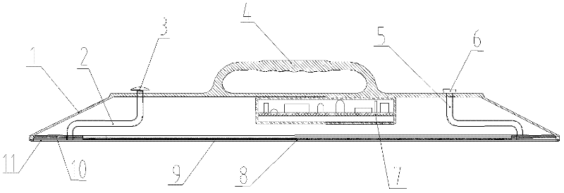 Equipment and method for detecting burst tendency of glass of curtain wall
