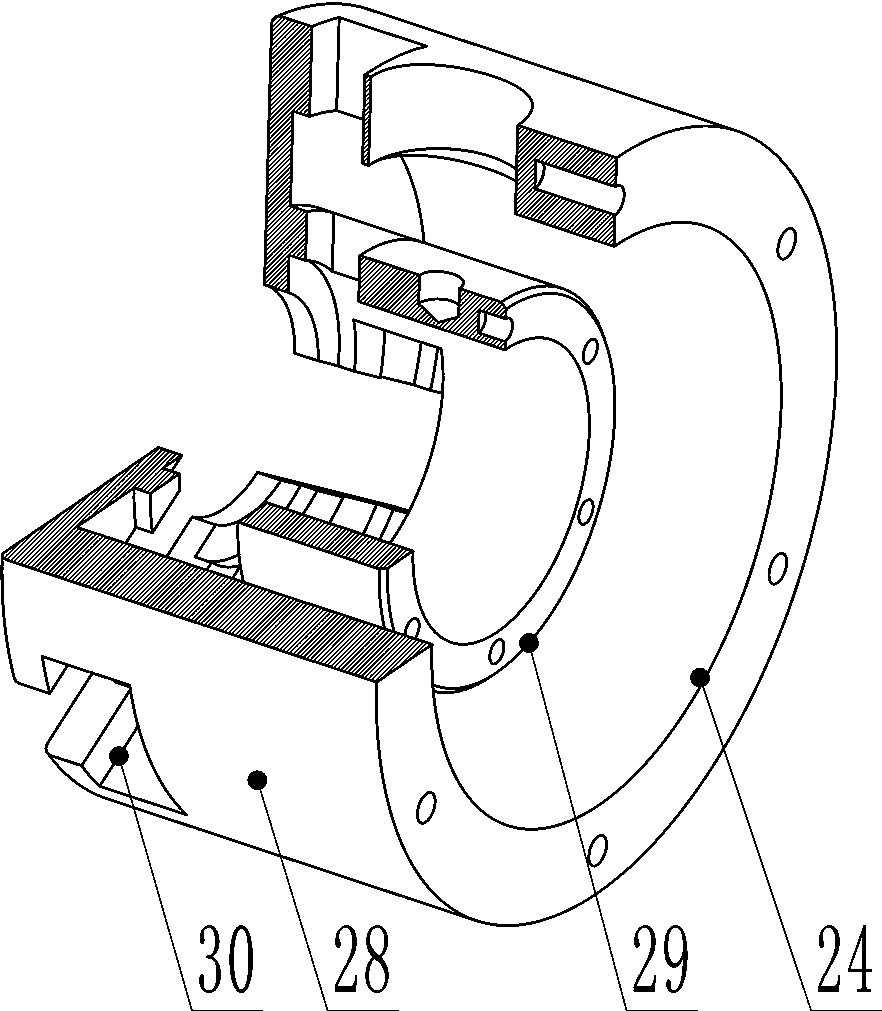 A mechanical extrusion molding device for thimble heat transfer tubes