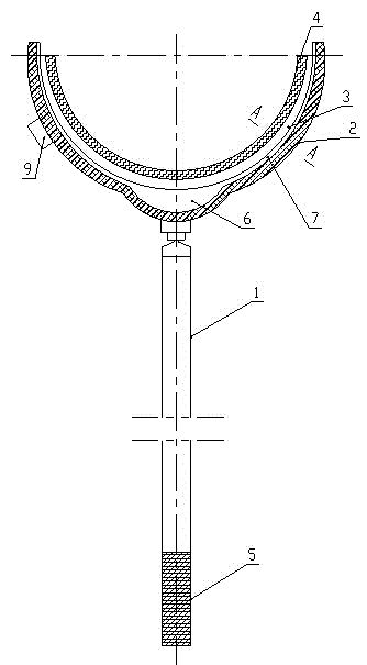 Spherical camera cleaning device