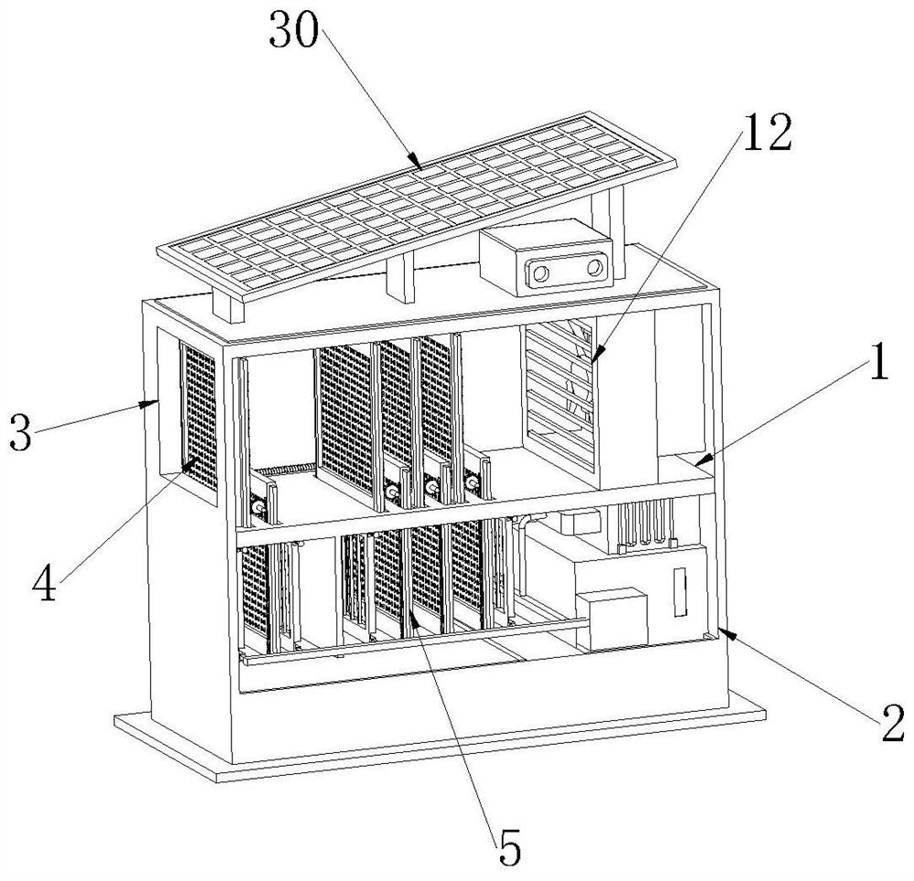 Urban atmospheric environment haze removal device and haze removal method thereof