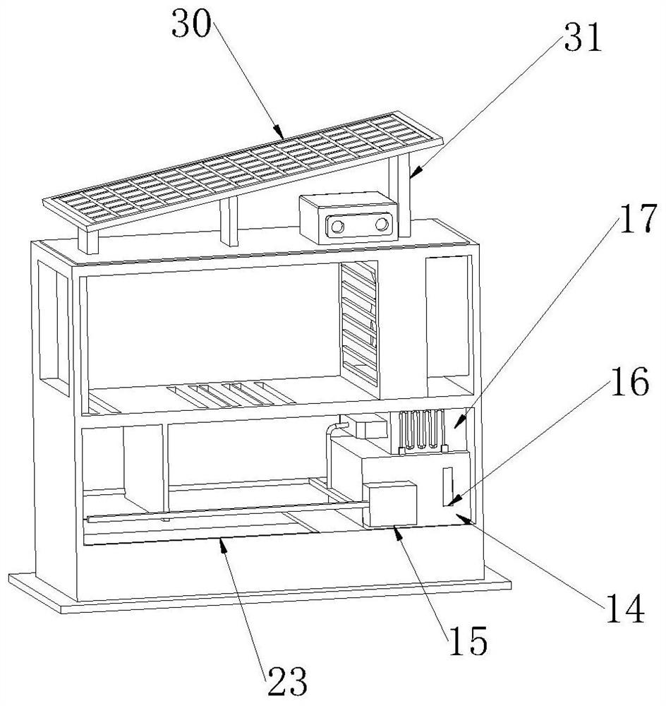 Urban atmospheric environment haze removal device and haze removal method thereof
