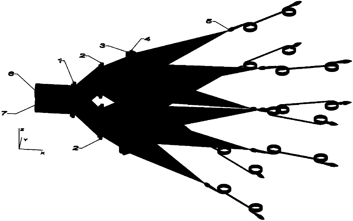 Optical mixer based on super-surface materials and preparation method of optical mixer