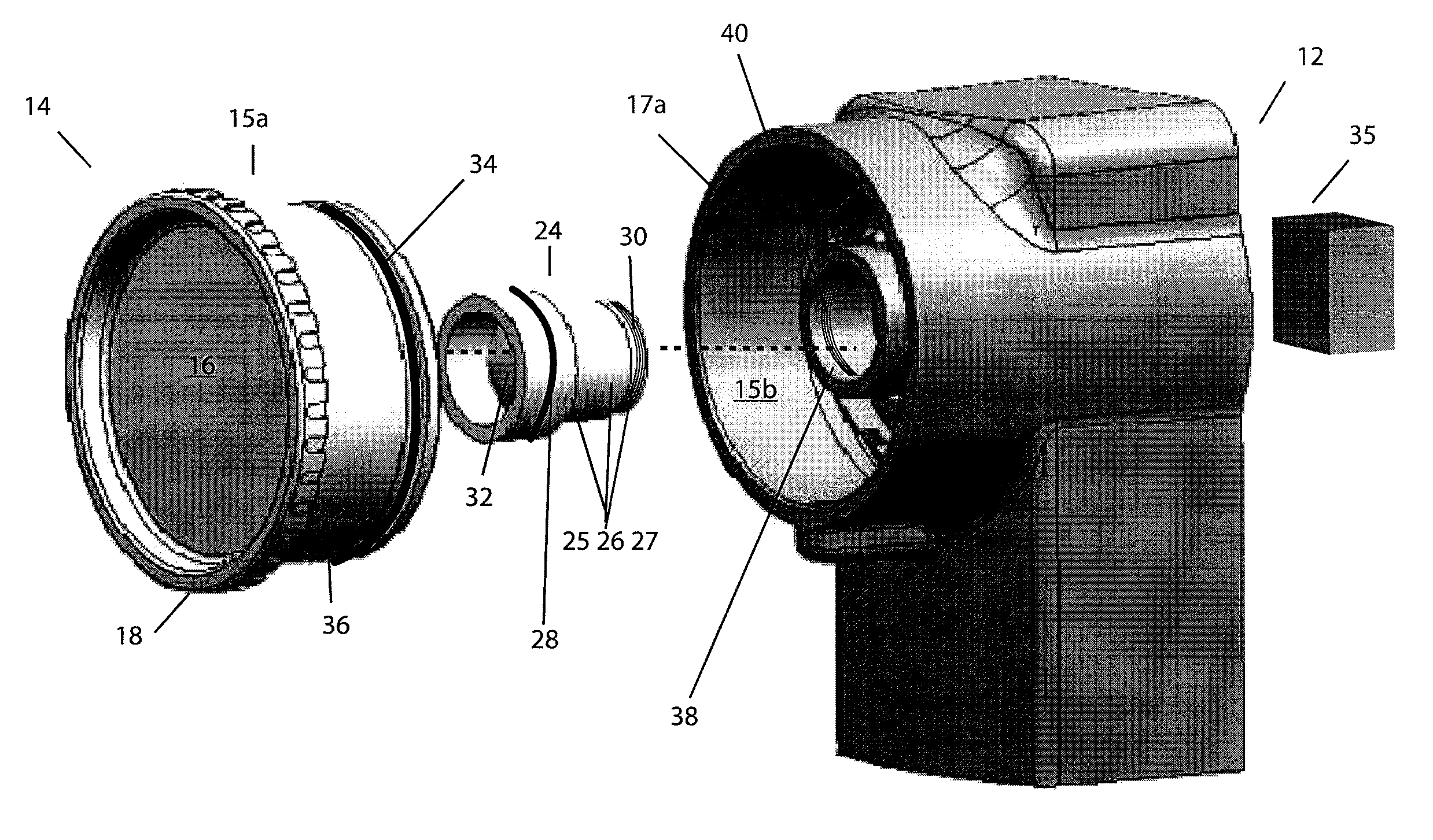 Manually adjustable ruggedized focus mechanism