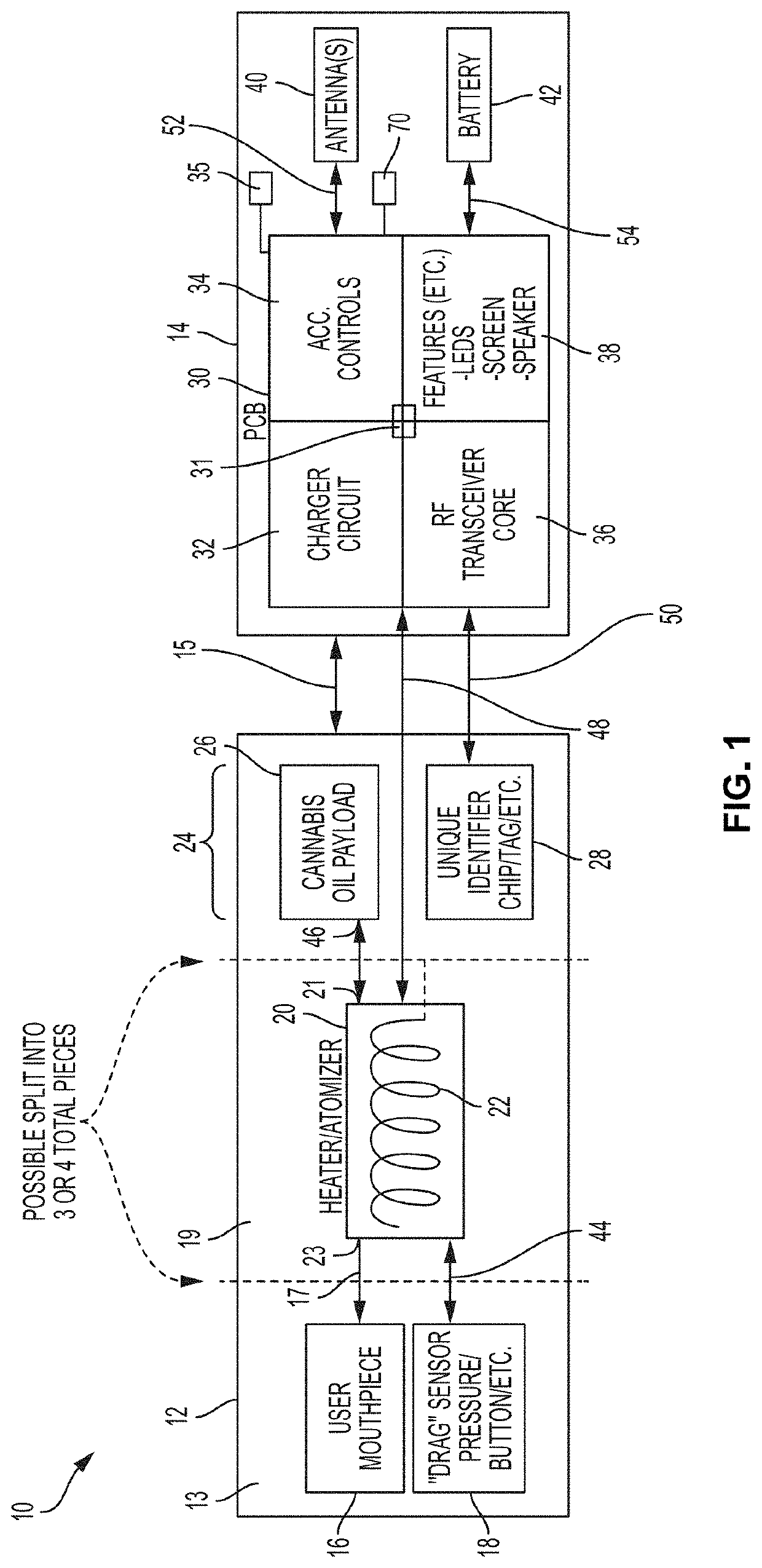 Vaporizer system with dose-metering for reducing consumption of a substance