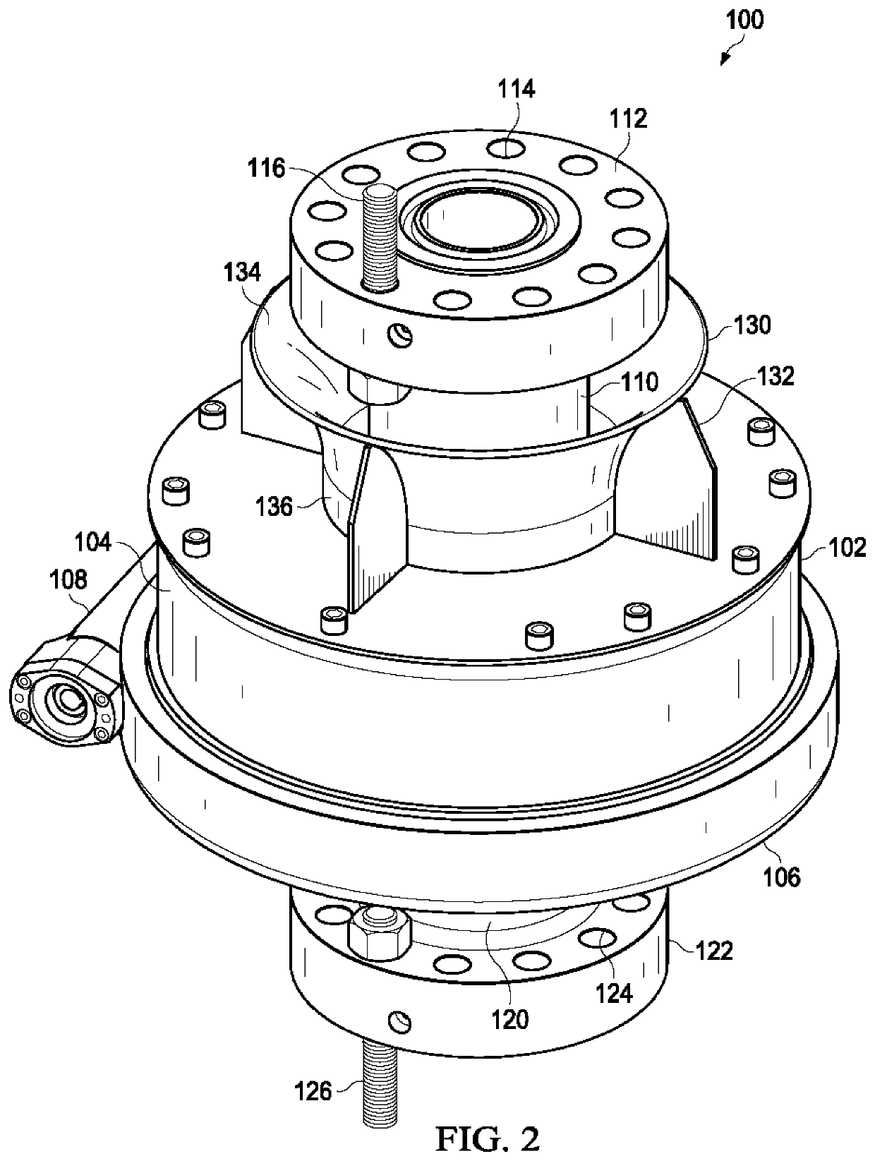 Rotary latch device