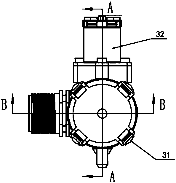 Safety pilot electromagnetic valve