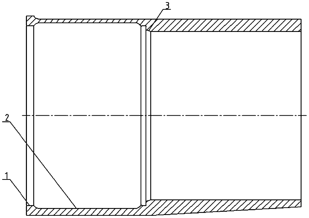 Cutter for machining inner concave cylinder hole and machining method of cutter