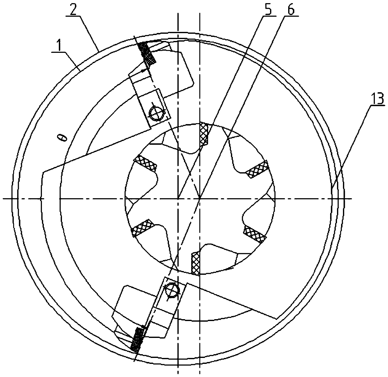 Cutter for machining inner concave cylinder hole and machining method of cutter