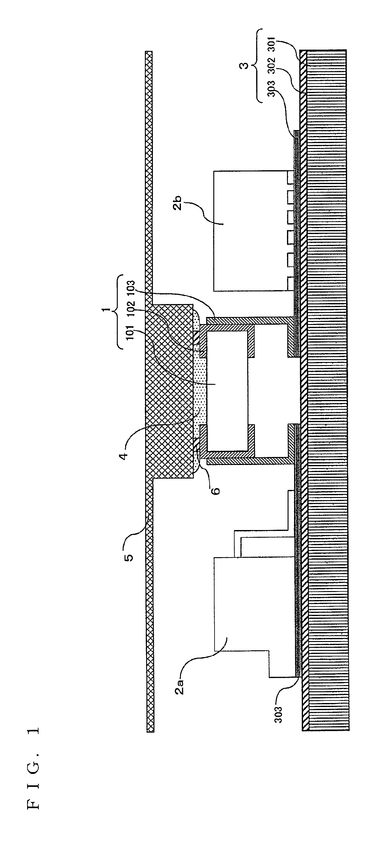 Cooling structure of capacitor and inverter device
