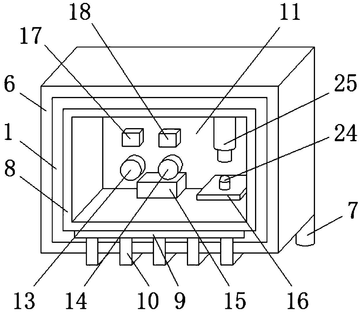 Fault alarm device for intelligent manufacturing