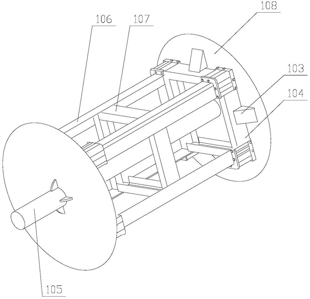 Environment-friendly low-noise chain bucket machine traction system