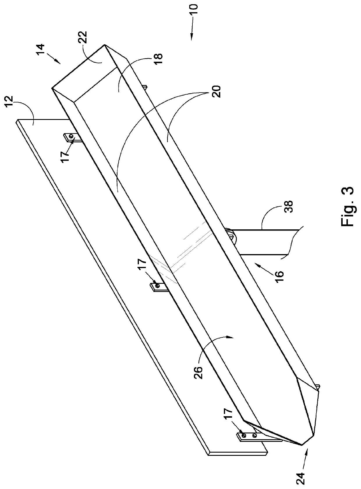 Rain gutter assembly