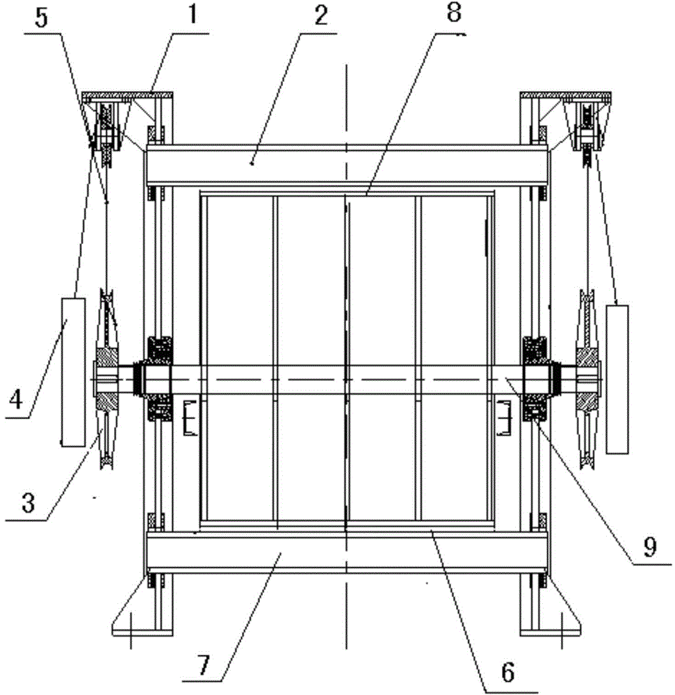 Constant-torque integral broken belt catching device and catching method thereof