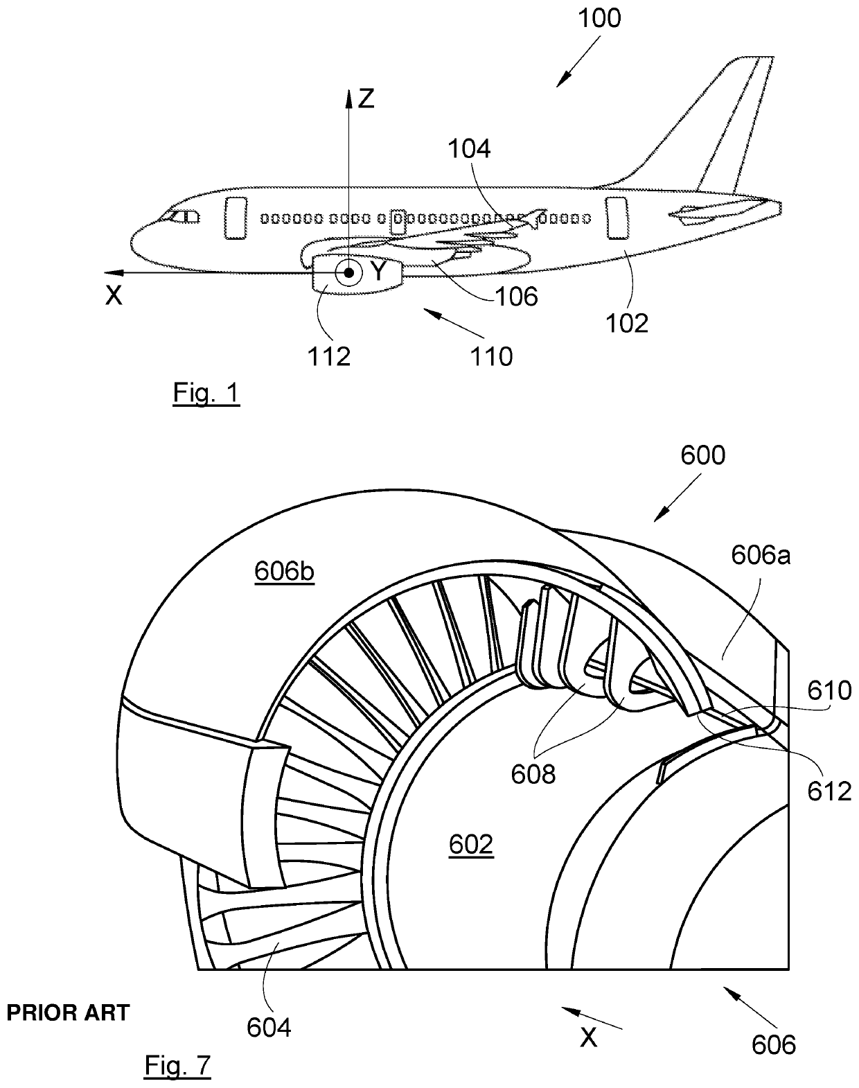 Dual-flow jet engine for an aircraft with an improved aperture