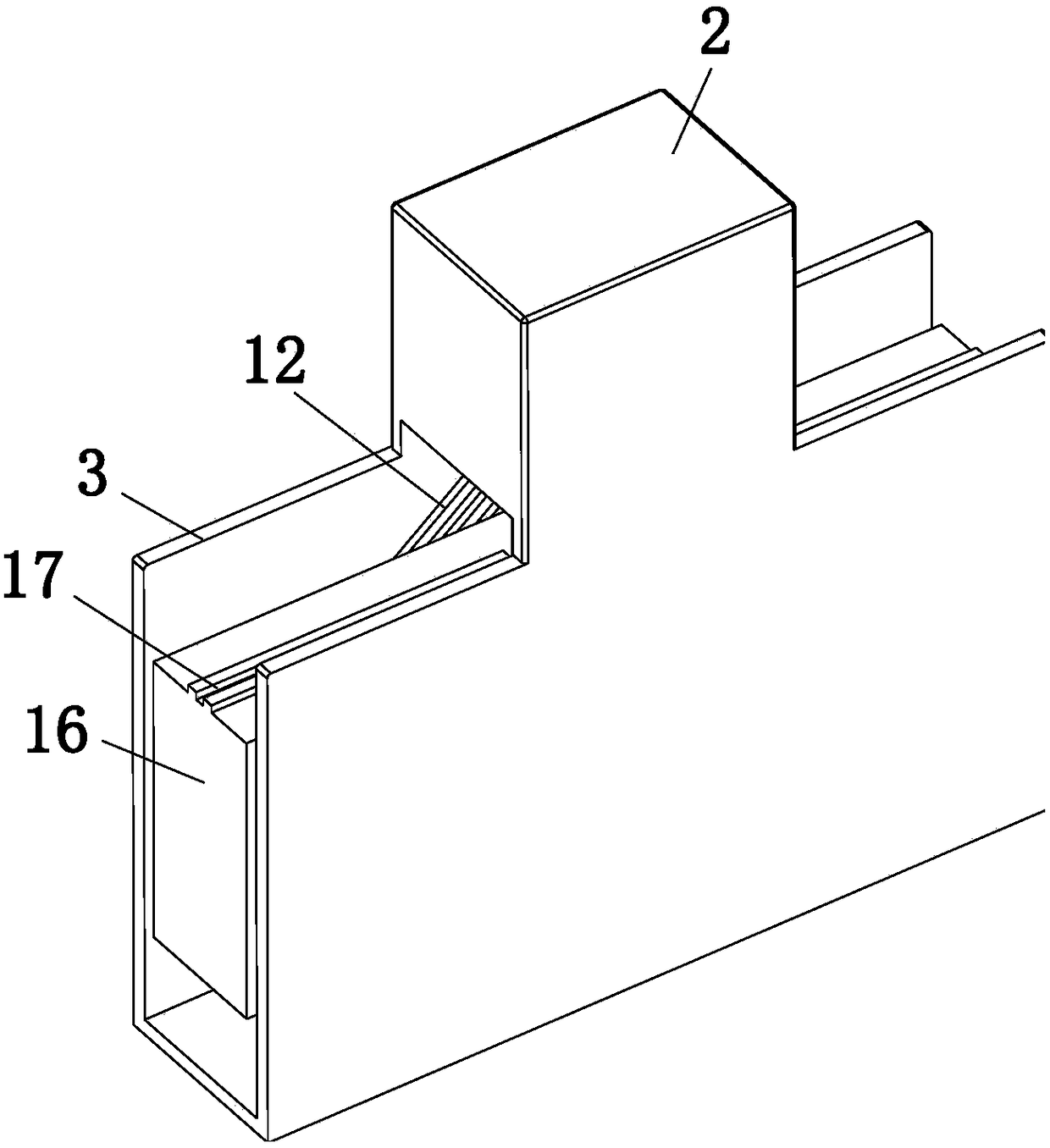 Stamping die for special-shaped parts