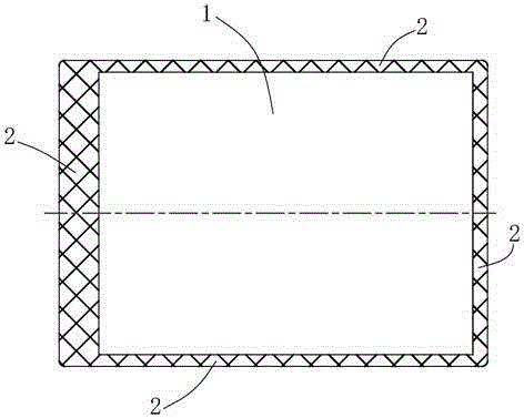 Formation method for thin-layer border of sapphire window