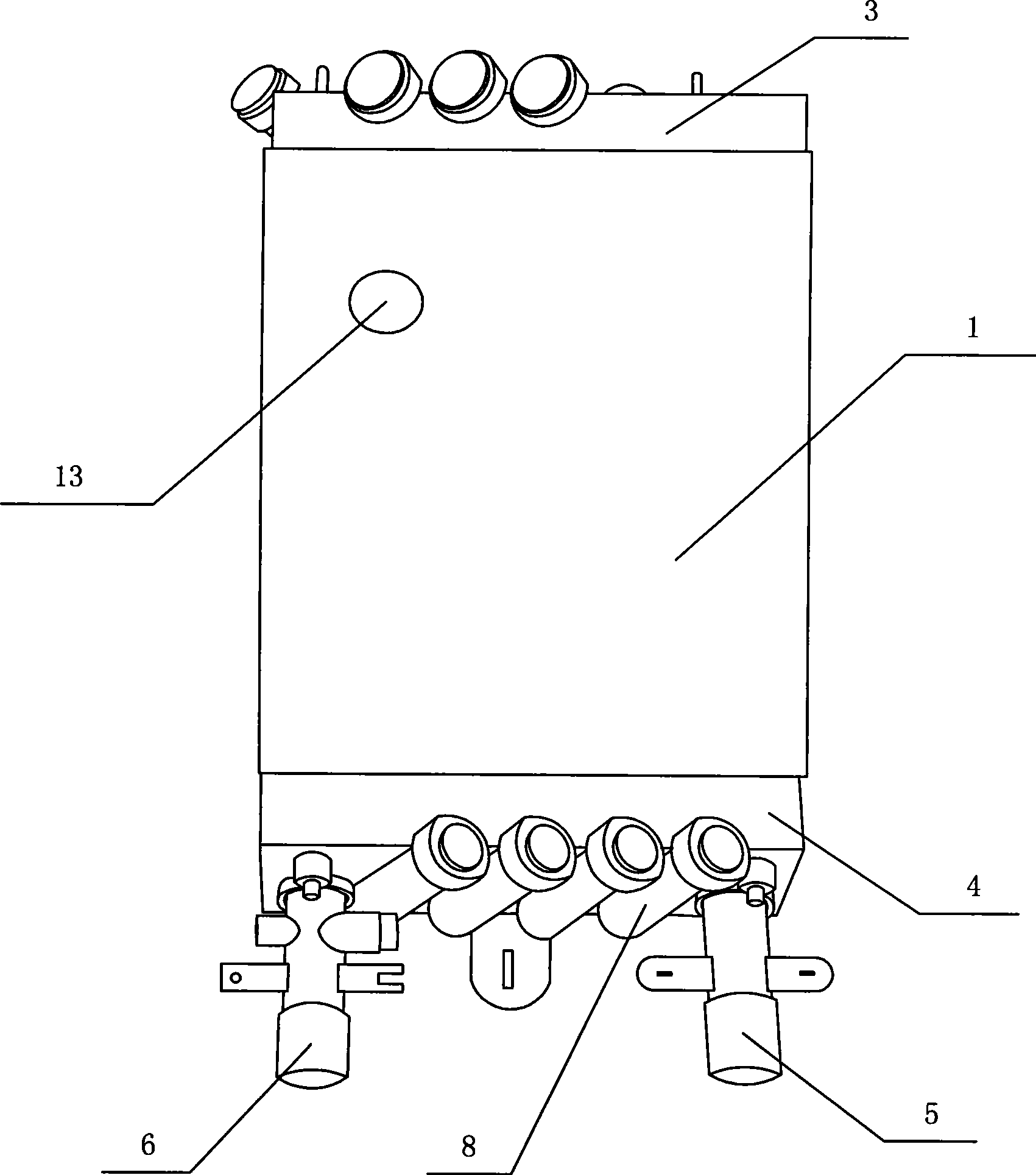 Instantaneously heated hydroelectric separating heater