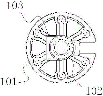 Ceiling fan flange and ceiling fan provided with same