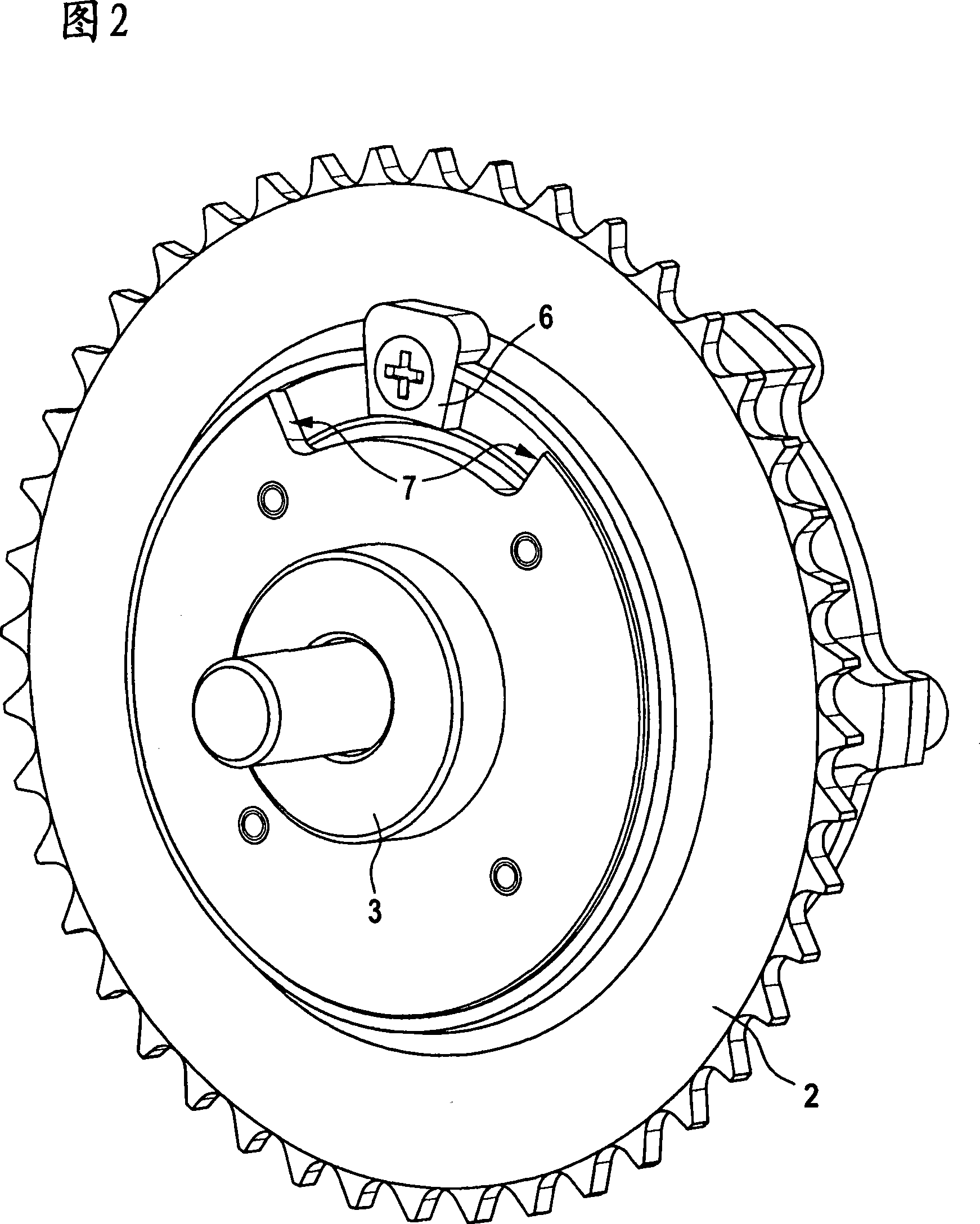 Process for adjusting the angular position of the camshaft of a reciprocating internal combustion engine relative to the crankshaft