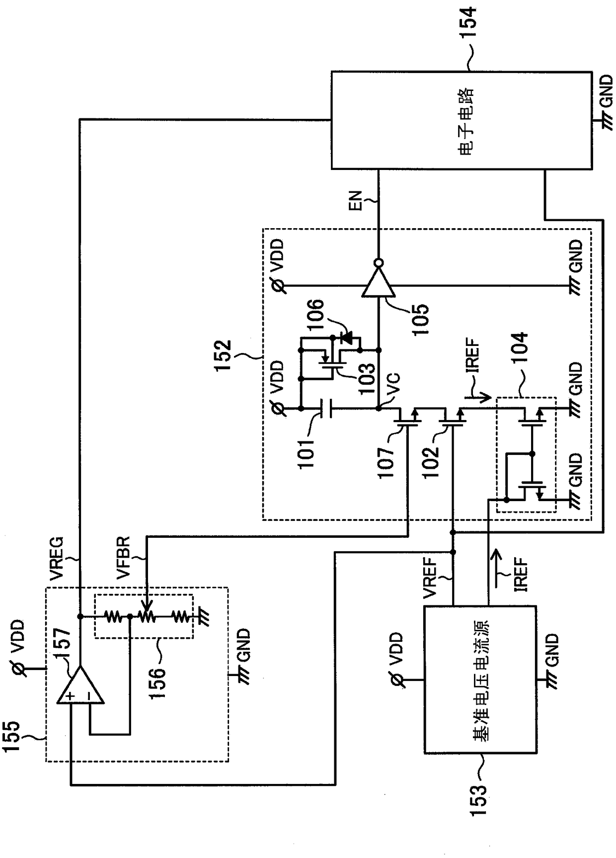 Voltage detection circuit and electronic circuit
