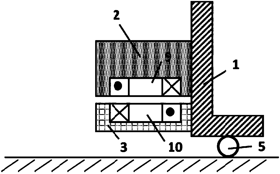 Ramming device and ramming method