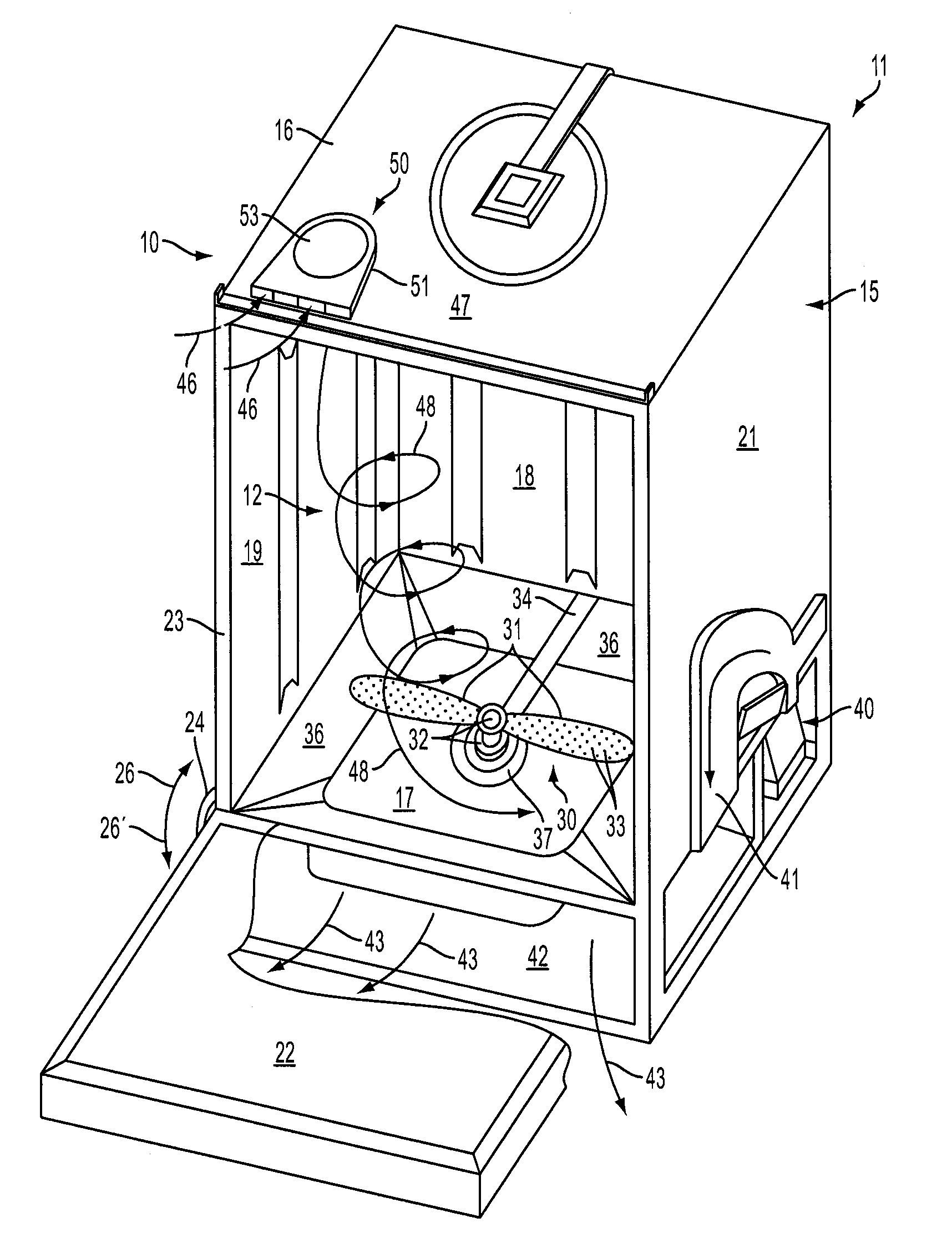 Drying system for a dishwasher