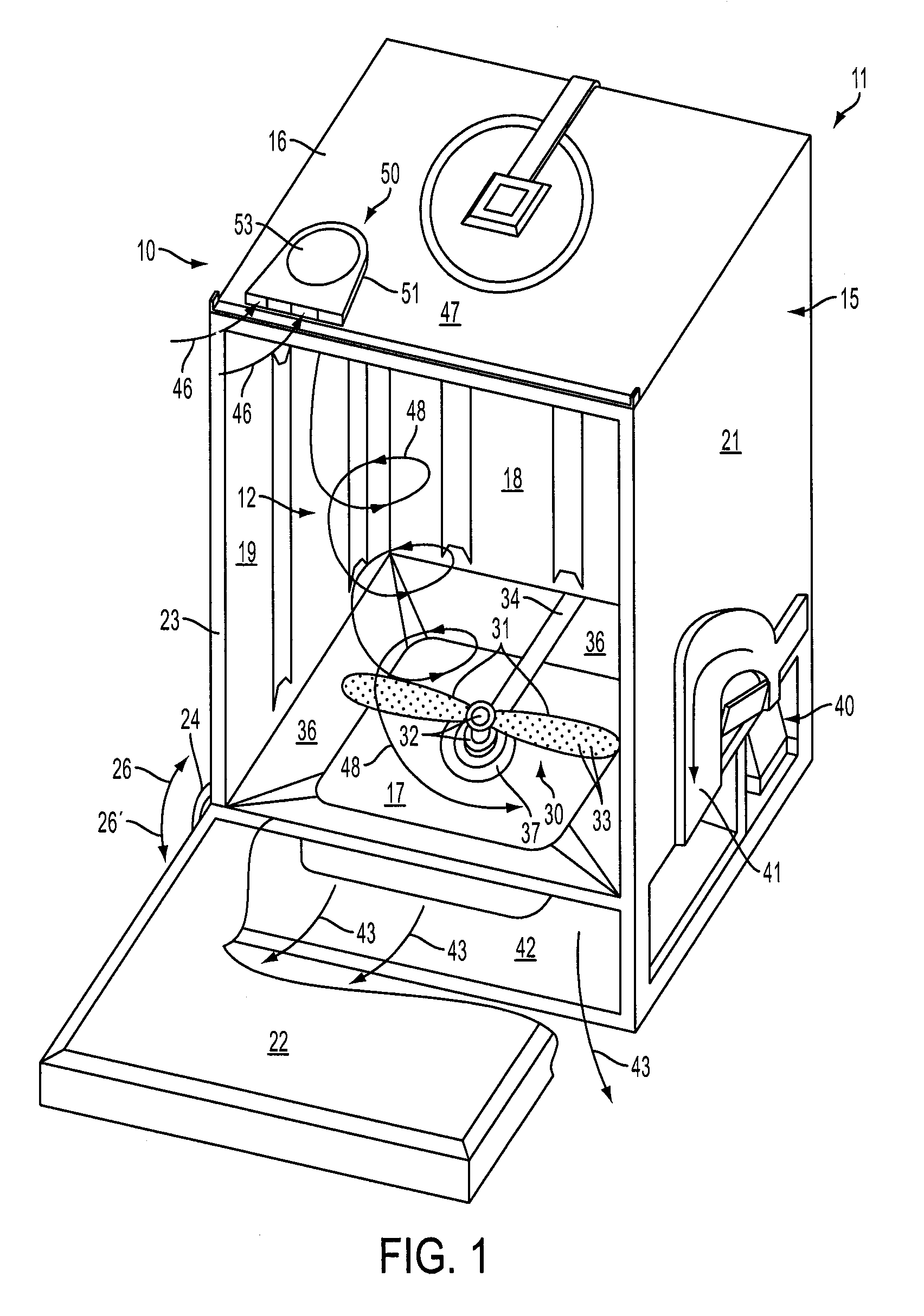 Drying system for a dishwasher