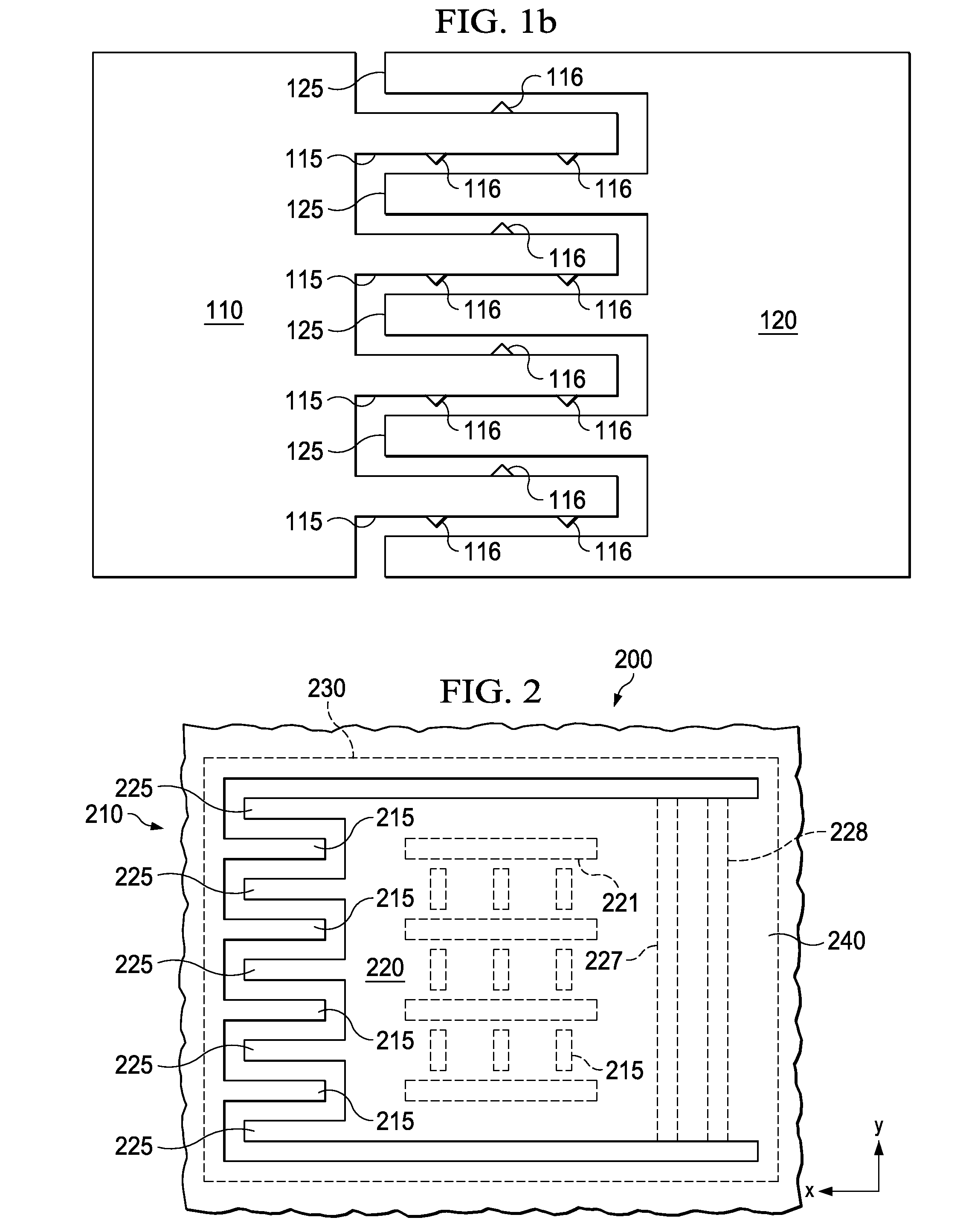Comb MEMS Device and Method of Making a Comb MEMS Device