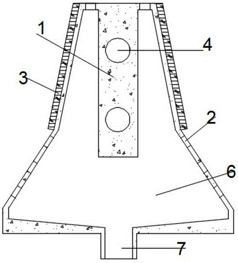 Guardrail used for underground complex and having submersion-resistant water drainage function