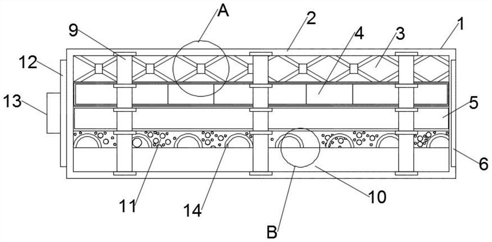 Multifunctional light composite board for building and preparation method of multifunctional light composite board