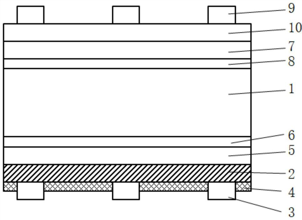 Heterojunction solar cell and preparation method thereof