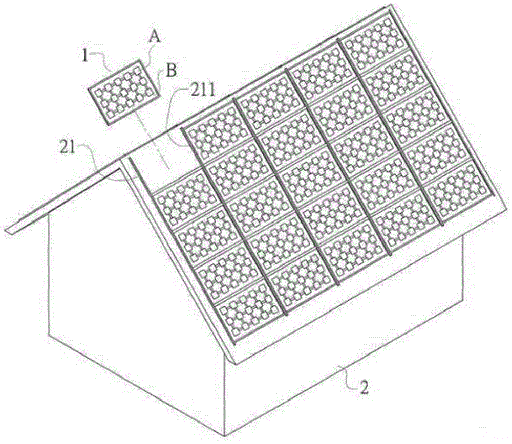 Solar module with uniform light function