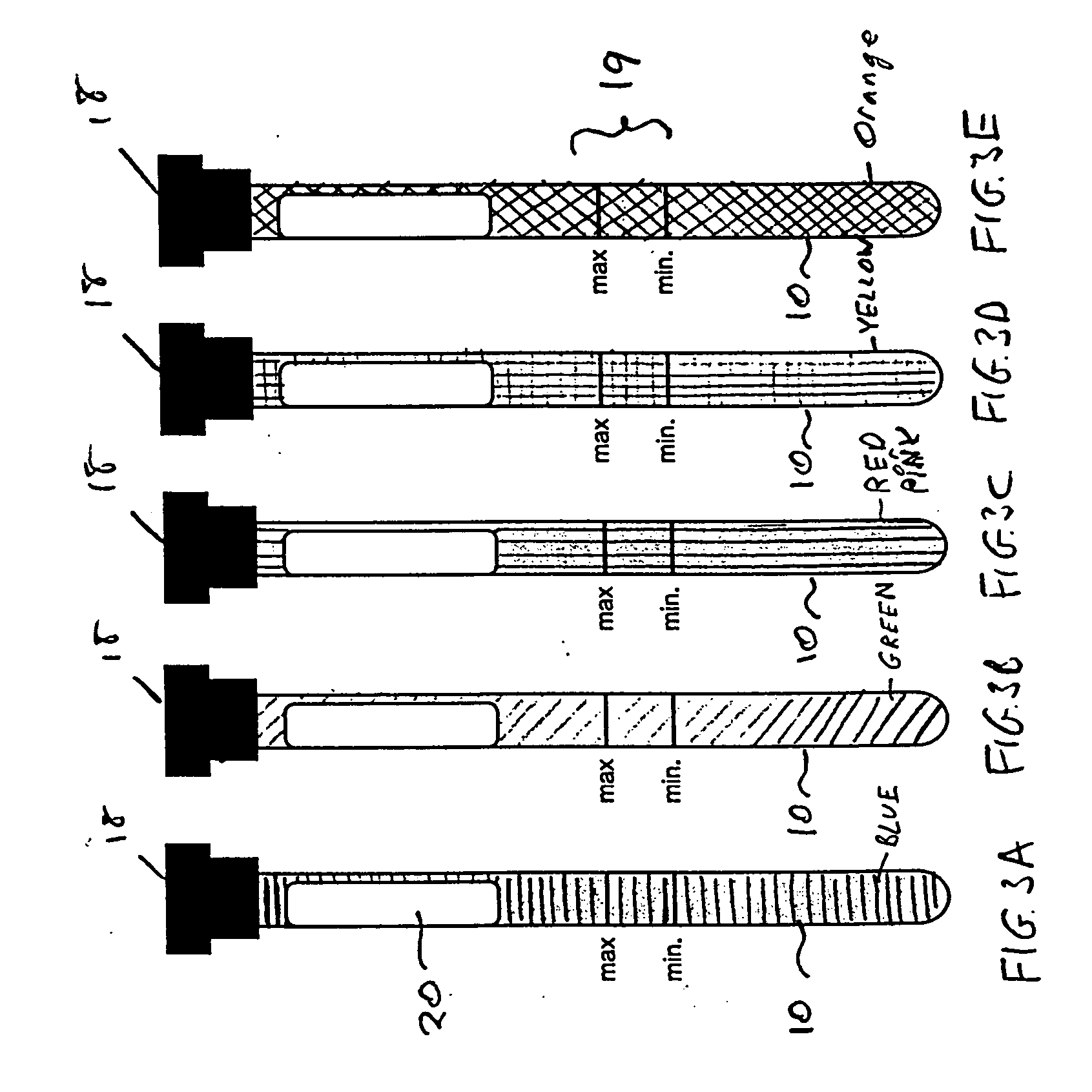 Glass test tube having protective outer shield