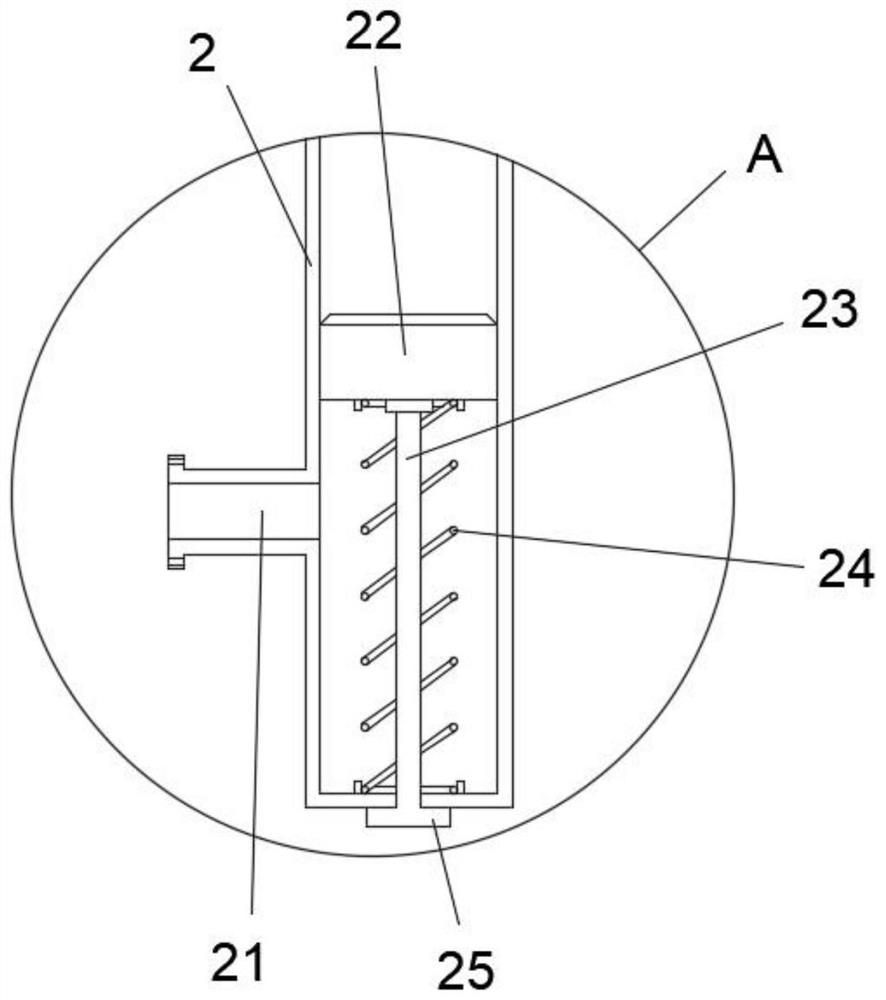 Gas well natural gas dehydration treatment device