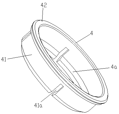 A one-piece head cup for quick installation