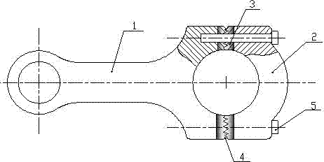 Manufacturing method for steel cracking connecting rod