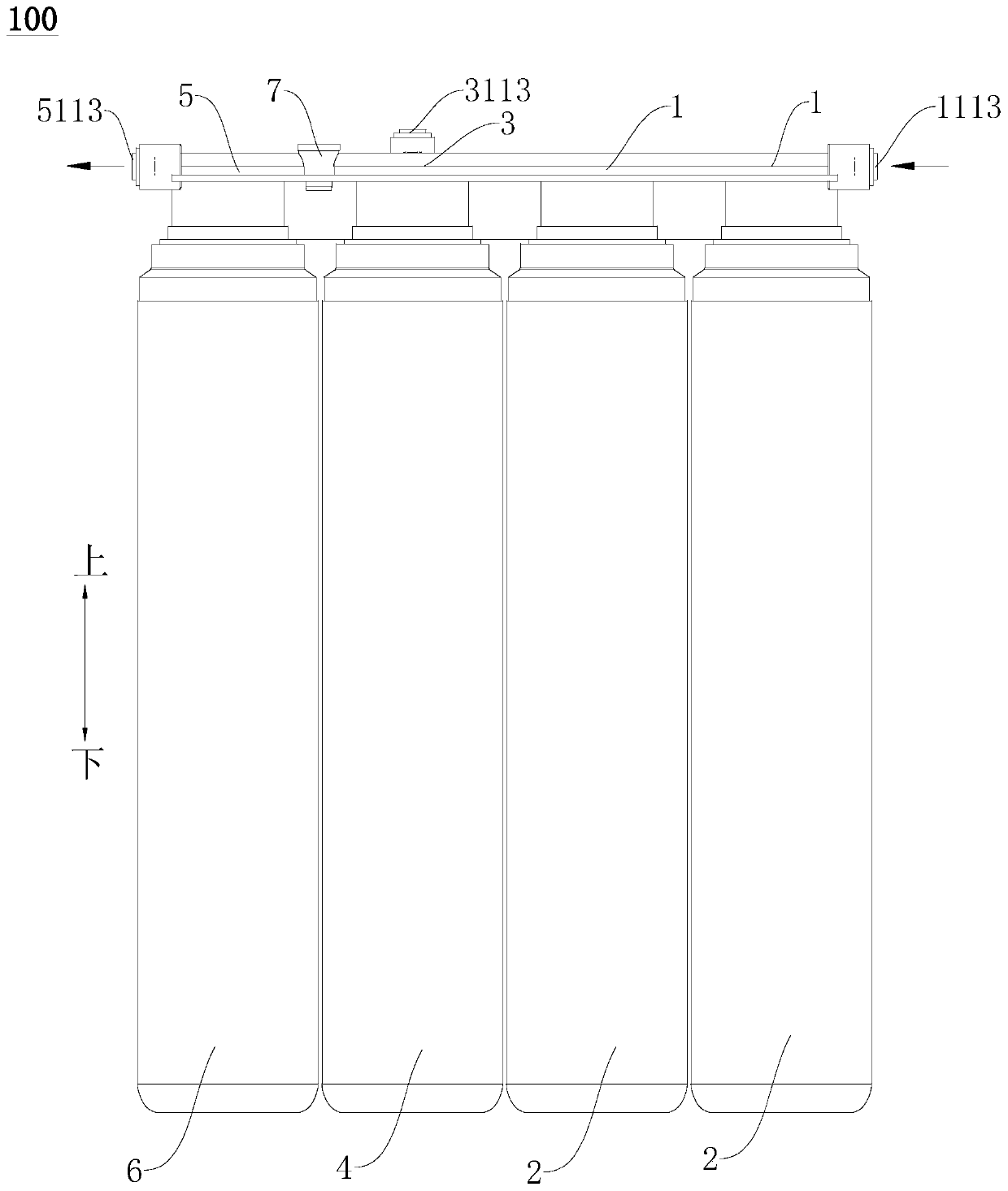 Joint assembly for filter element and filter device having same