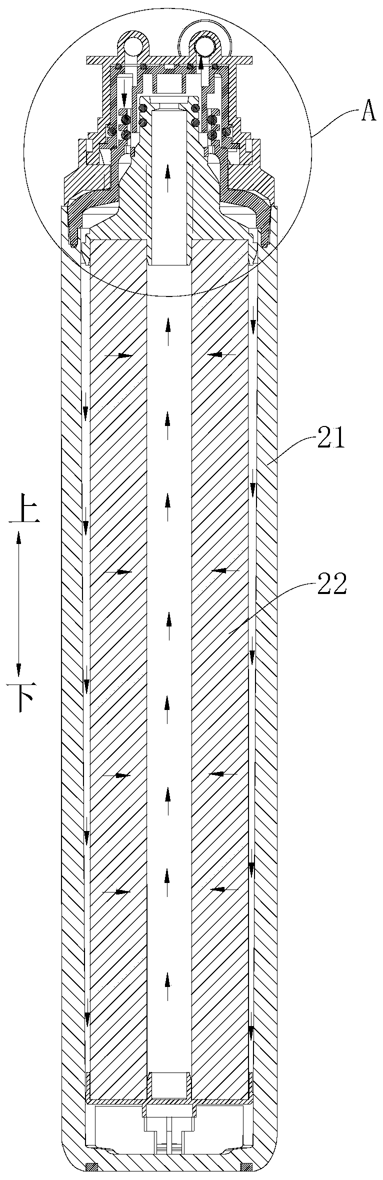 Joint assembly for filter element and filter device having same