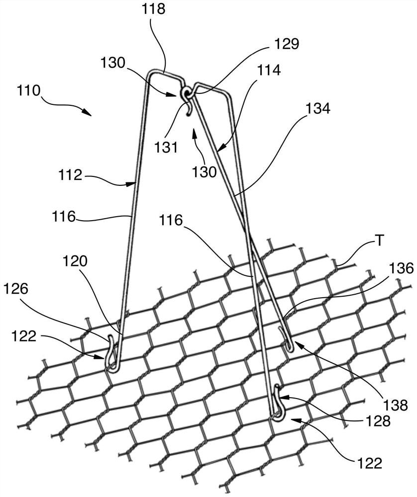 Support tie bar for cushion-type protection structure