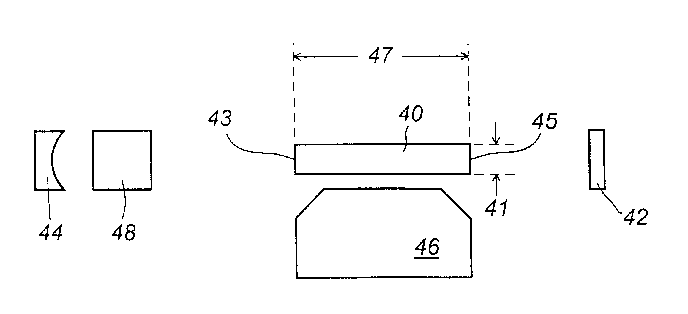 Laser with absorption optimized pumping of a gain medium