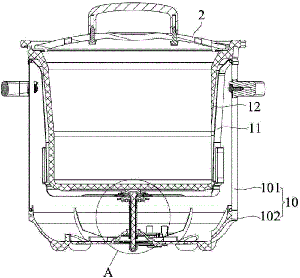 Electric cooker with post-fermentation function and making method of fermented foods