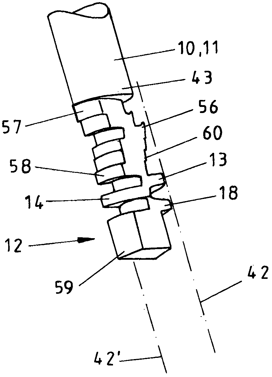 Safety lock with a key for repositioning the tumblers and for actuating the locking mechanism