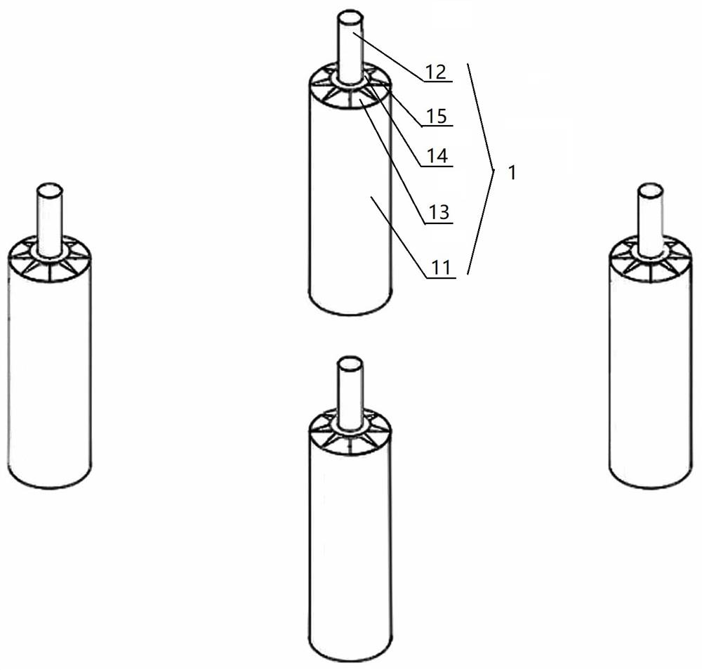 A construction process of a guide frame platform