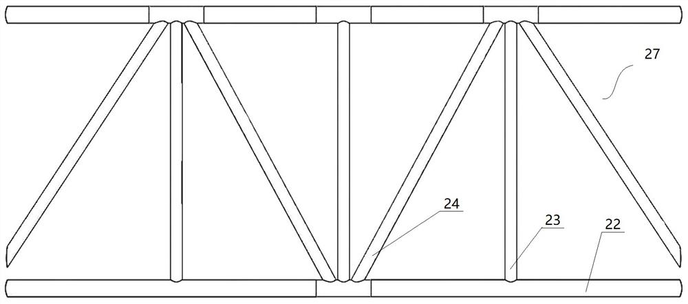A construction process of a guide frame platform