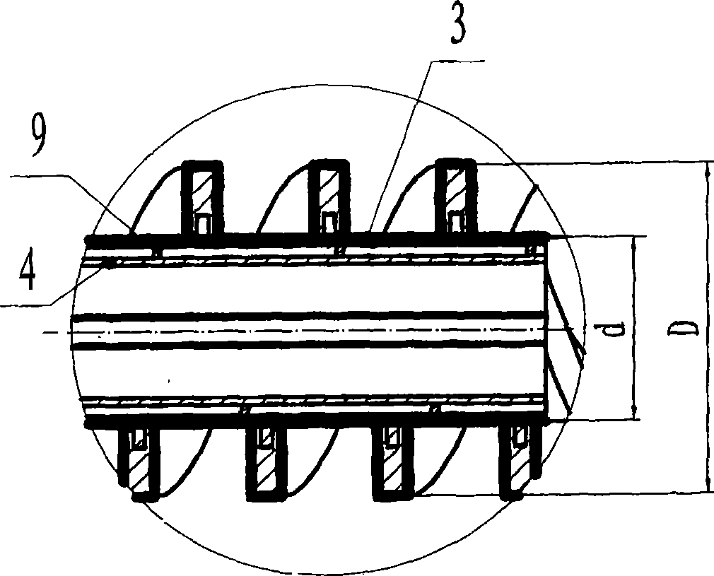 High-temperature material handling spiral