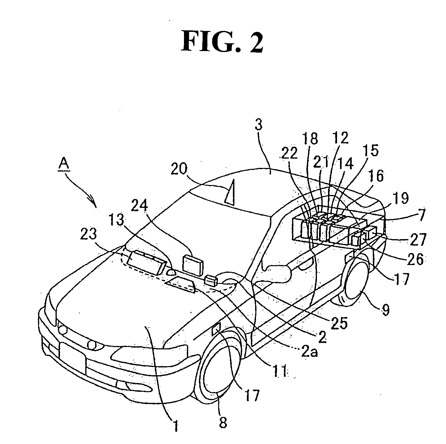 Vehicle position detection system