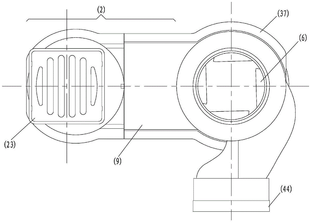 A drainage collector for toilets in high-rise buildings