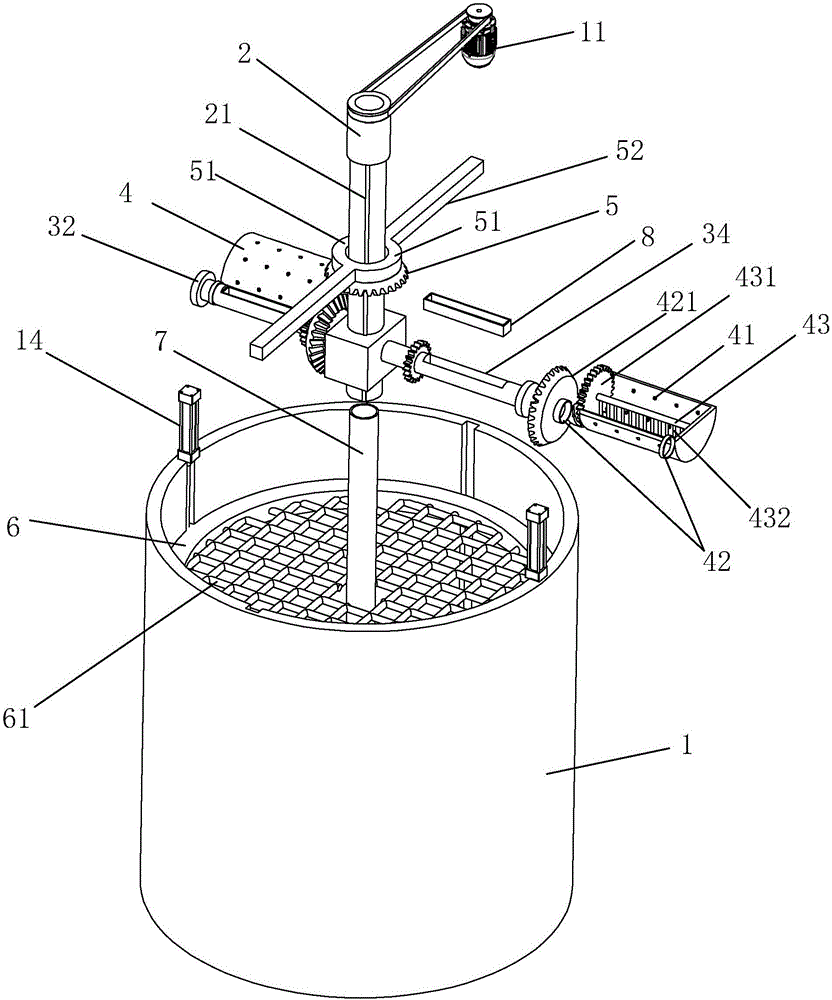 Drainage device used for collecting municipal sewage